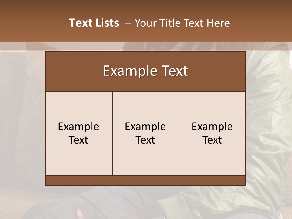 Chilling American Hip PowerPoint Template