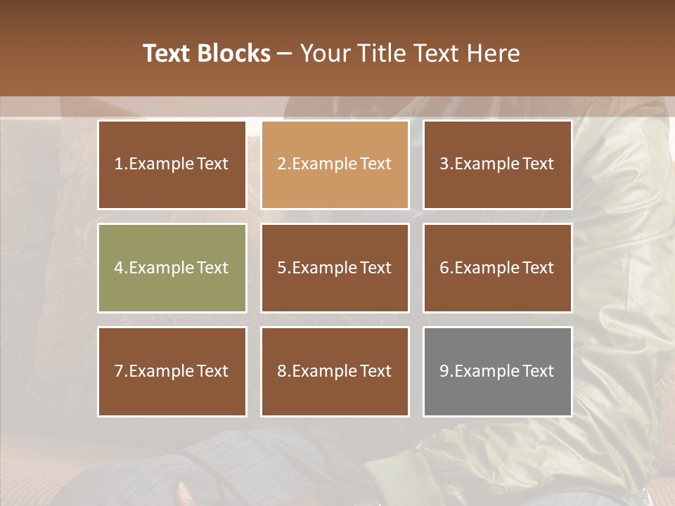 Chilling American Hip PowerPoint Template