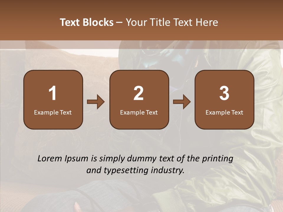 Chilling American Hip PowerPoint Template