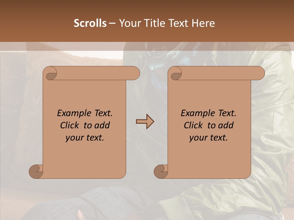 Chilling American Hip PowerPoint Template