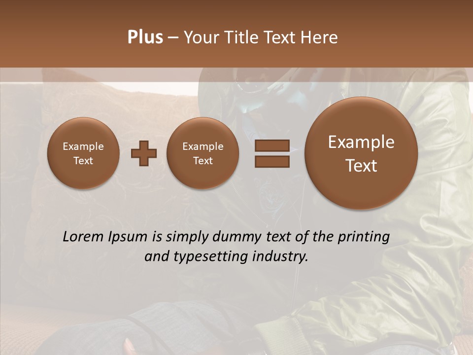 Chilling American Hip PowerPoint Template