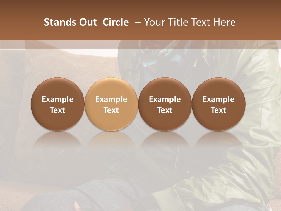 Chilling American Hip PowerPoint Template