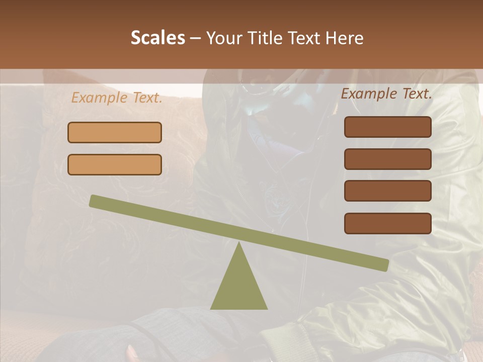 Chilling American Hip PowerPoint Template