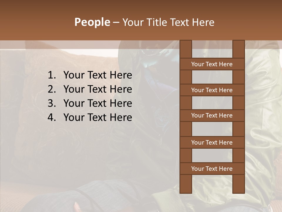 Chilling American Hip PowerPoint Template