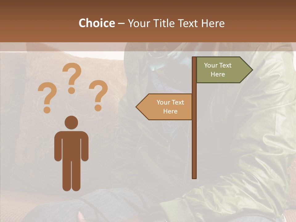 Chilling American Hip PowerPoint Template