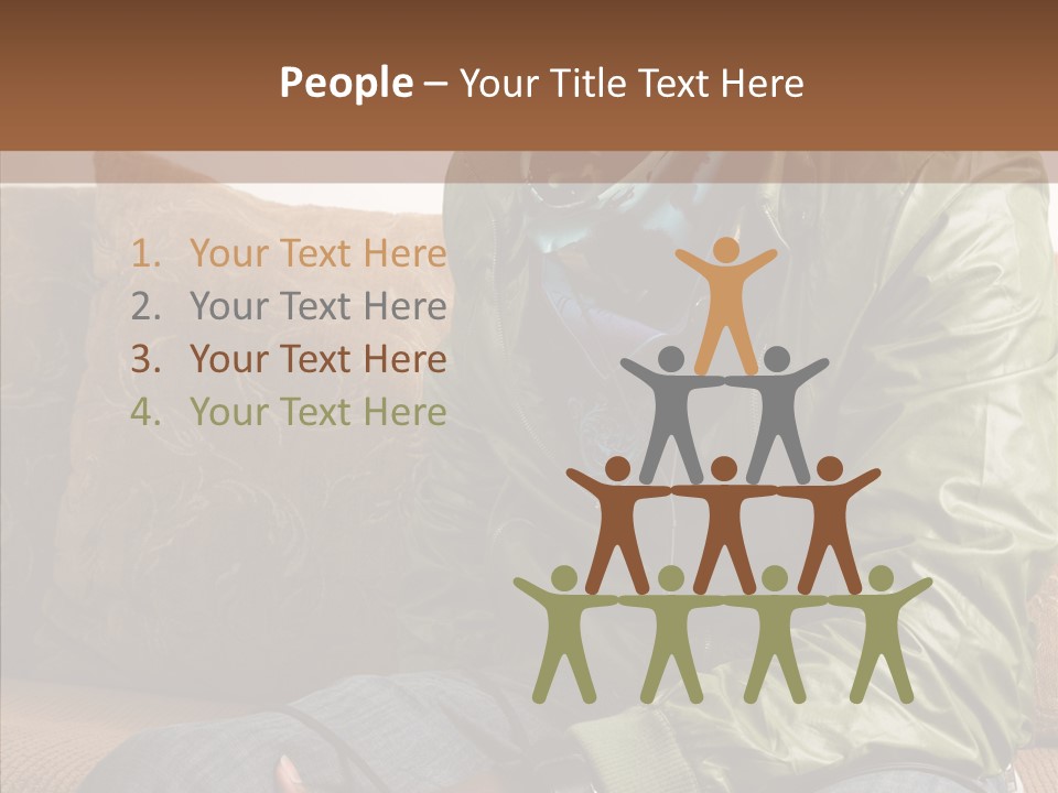 Chilling American Hip PowerPoint Template