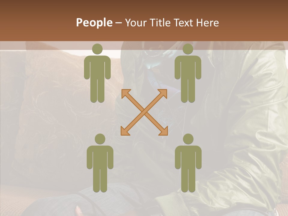 Chilling American Hip PowerPoint Template