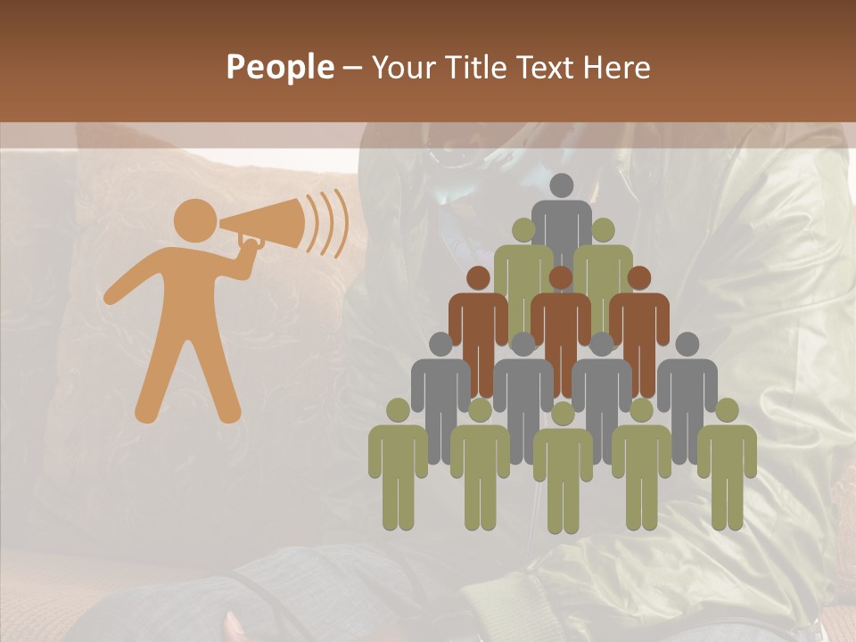 Chilling American Hip PowerPoint Template