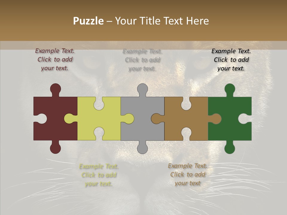 Neauty Feline Wild PowerPoint Template