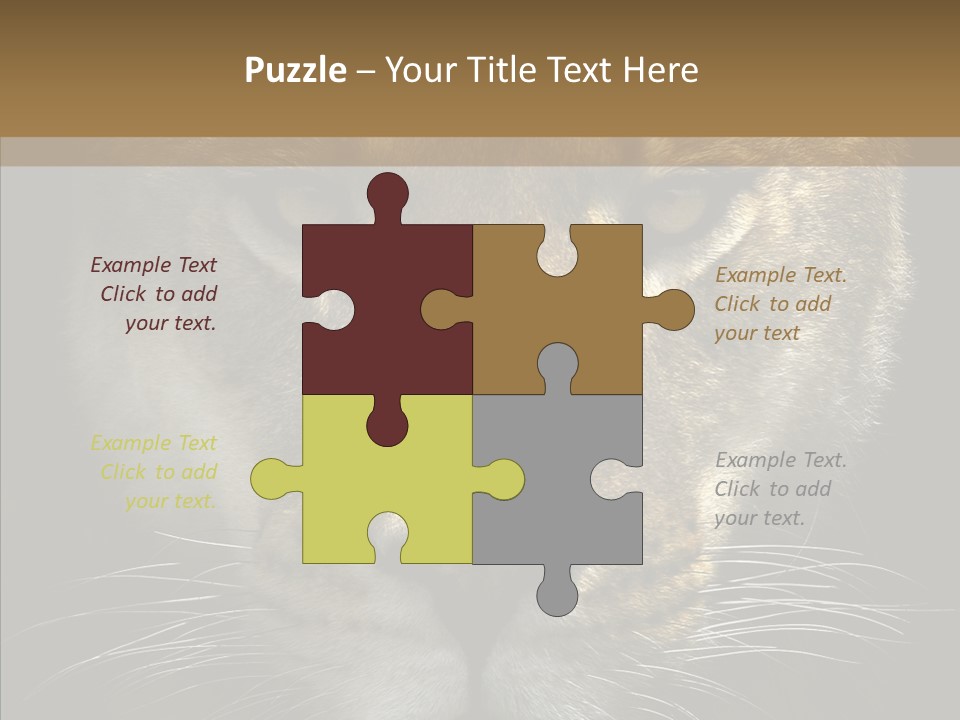 Neauty Feline Wild PowerPoint Template