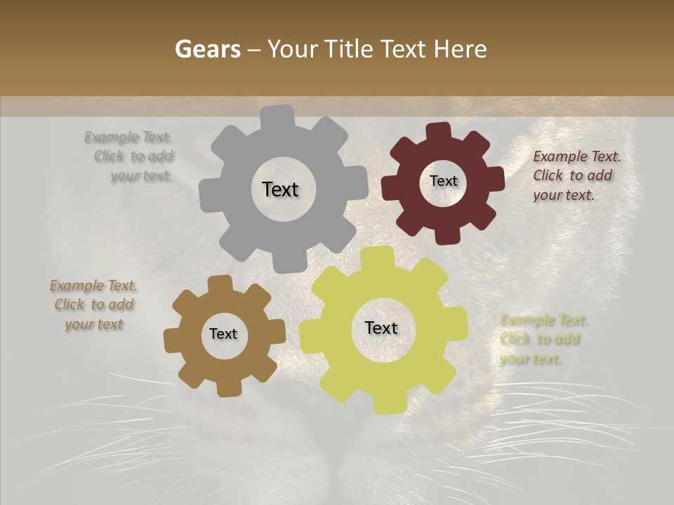 Neauty Feline Wild PowerPoint Template