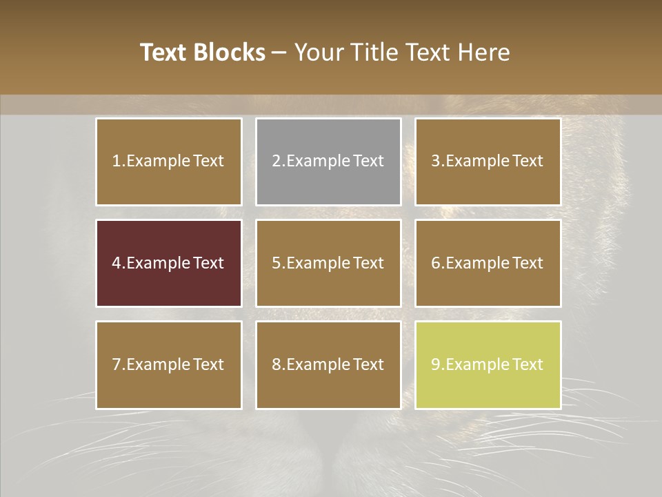 Neauty Feline Wild PowerPoint Template