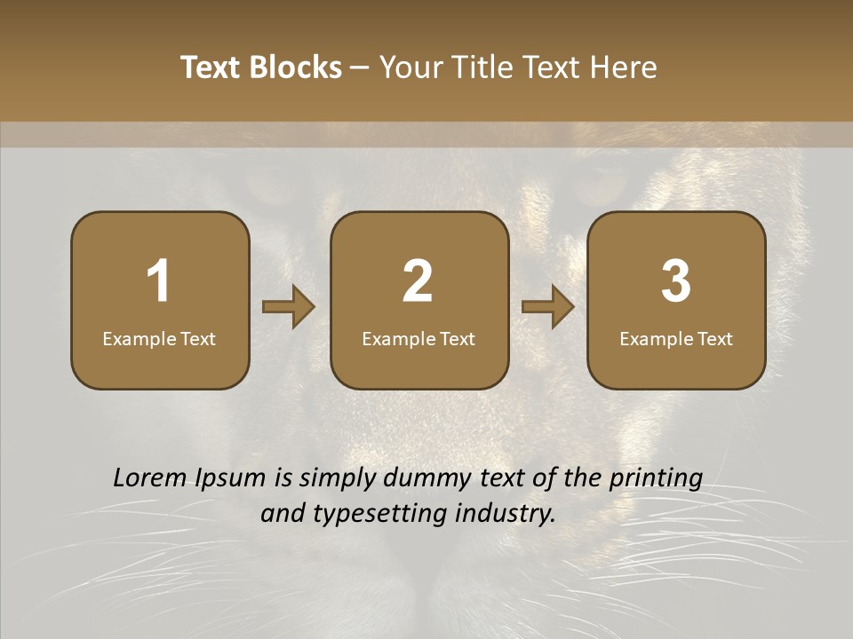 Neauty Feline Wild PowerPoint Template