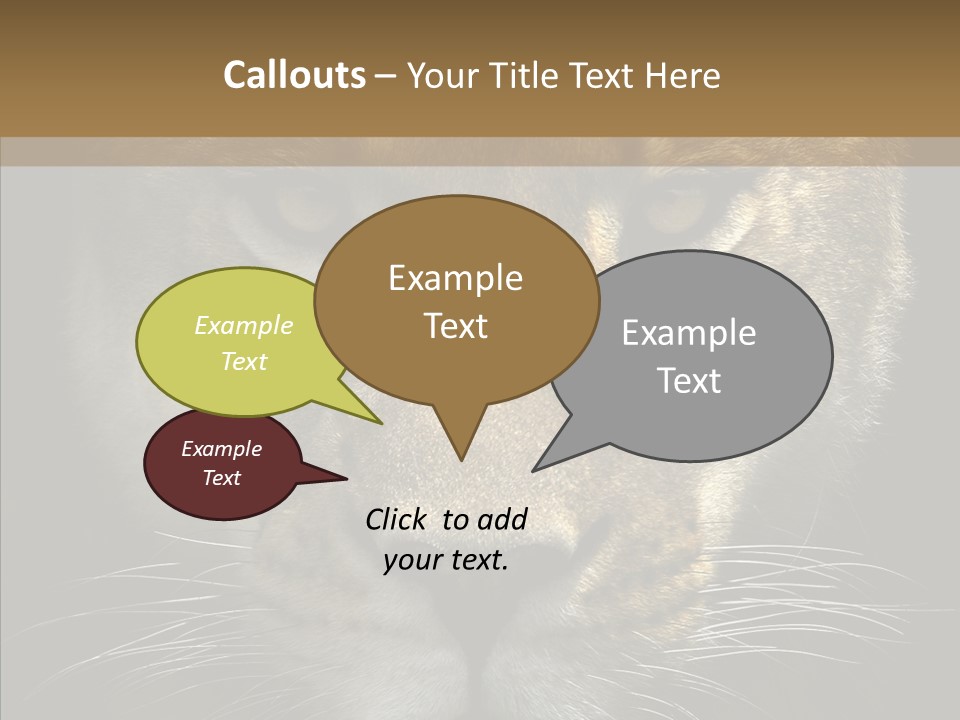 Neauty Feline Wild PowerPoint Template