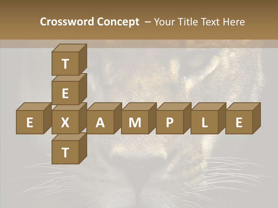 Neauty Feline Wild PowerPoint Template