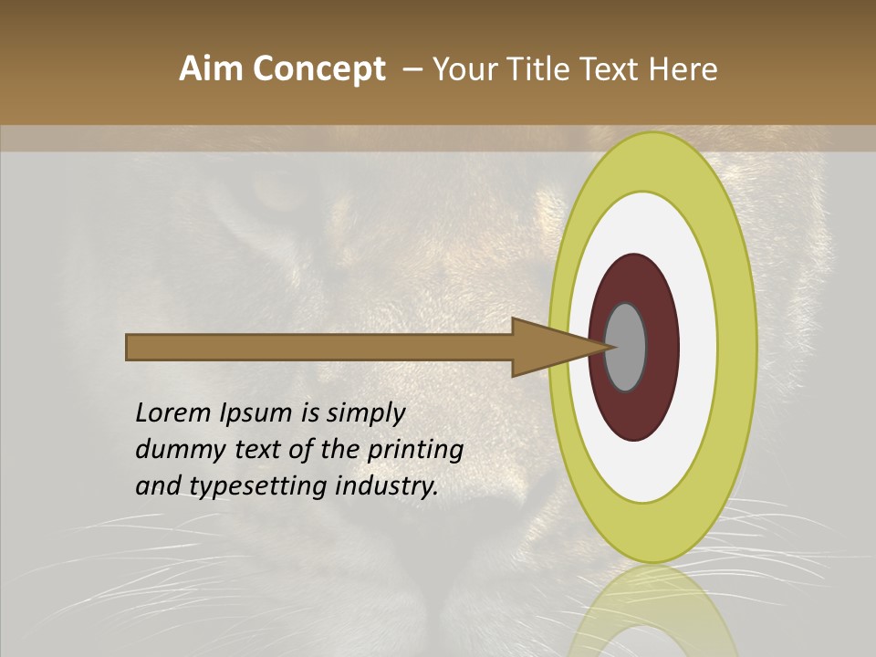 Neauty Feline Wild PowerPoint Template