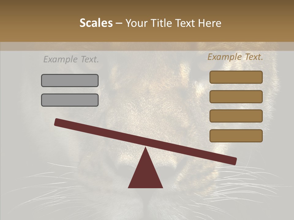 Neauty Feline Wild PowerPoint Template