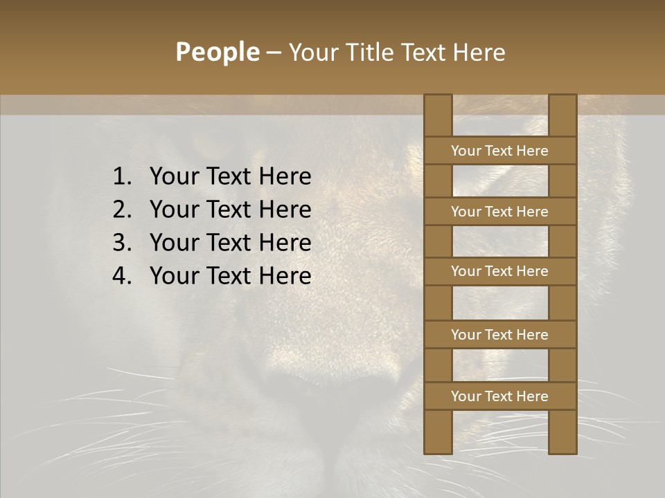 Neauty Feline Wild PowerPoint Template