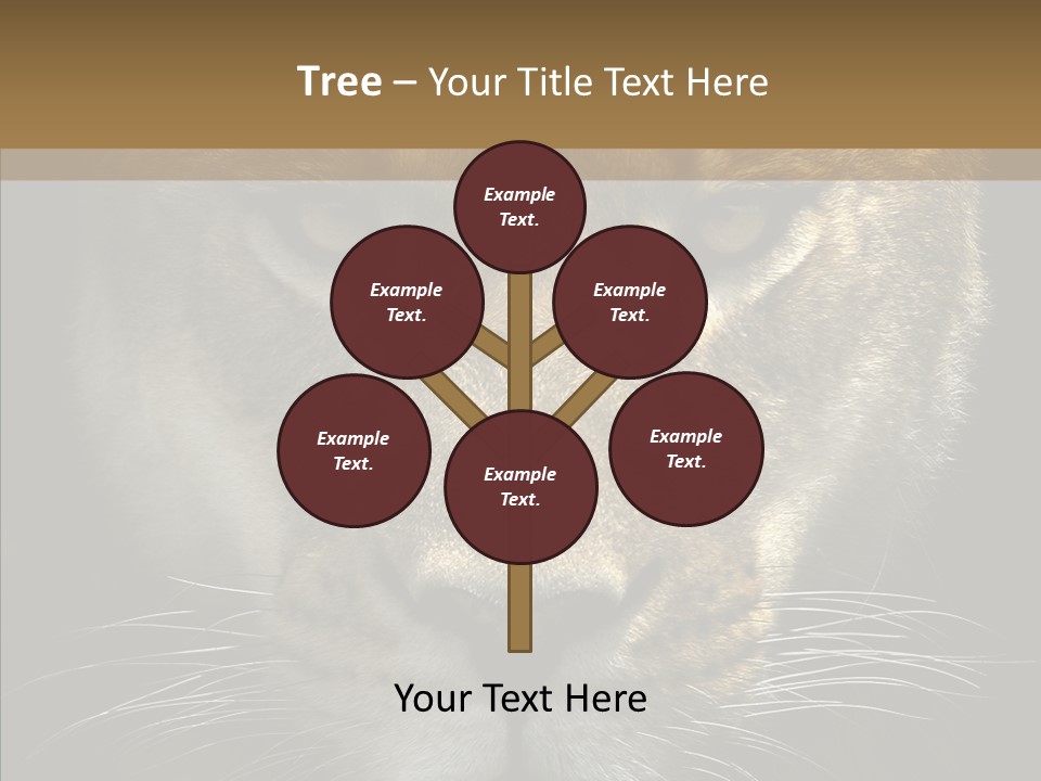 Neauty Feline Wild PowerPoint Template