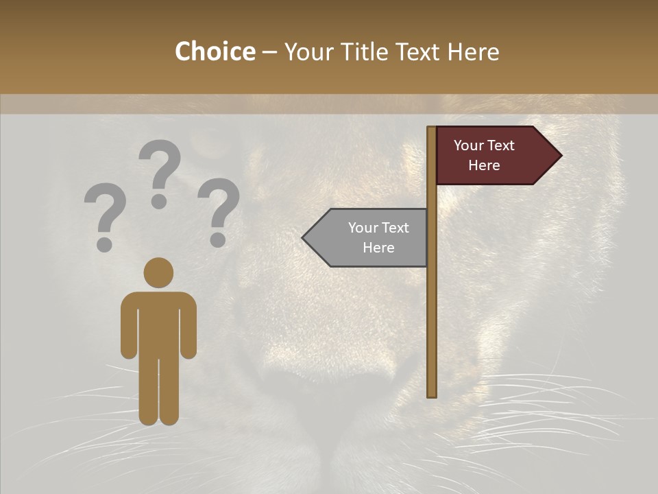 Neauty Feline Wild PowerPoint Template