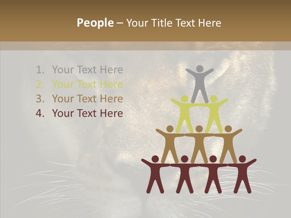 Neauty Feline Wild PowerPoint Template