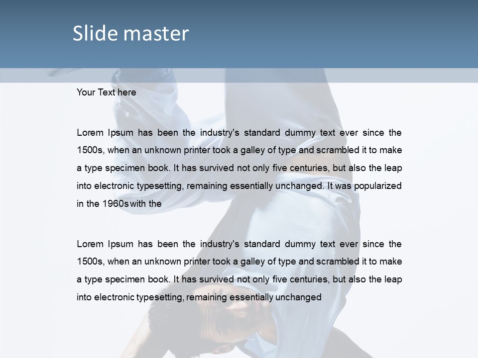 Stunt Pose Activity PowerPoint Template