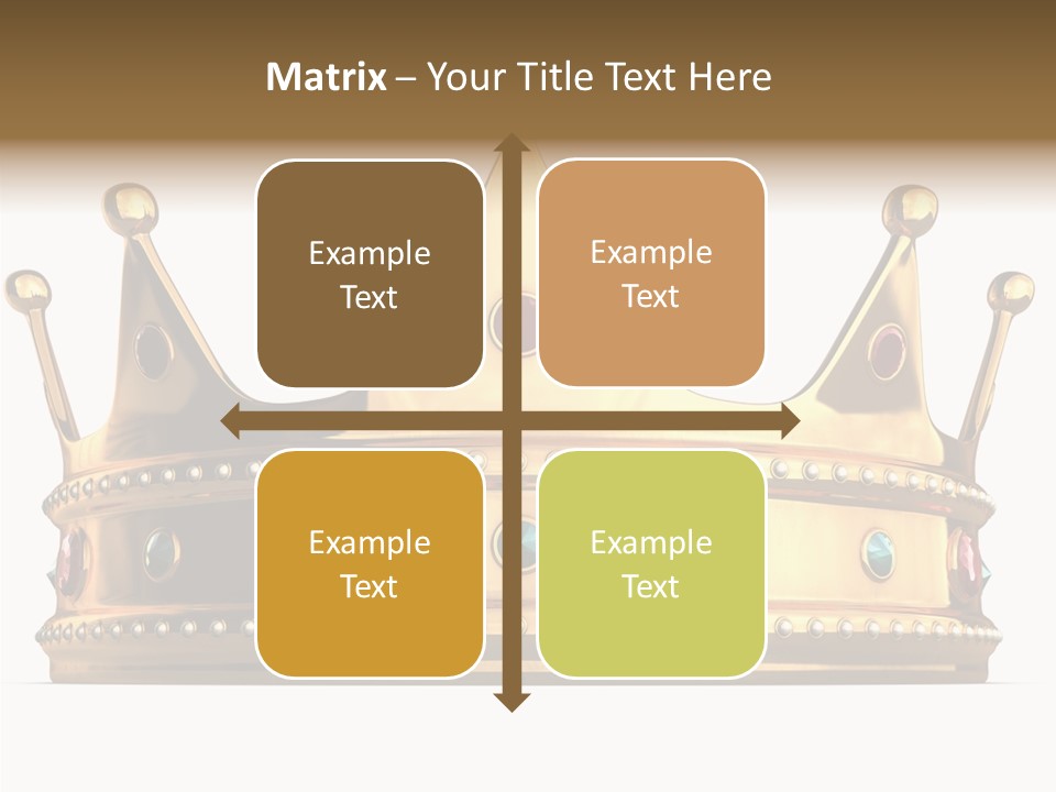 Crown Queen Royalty PowerPoint Template