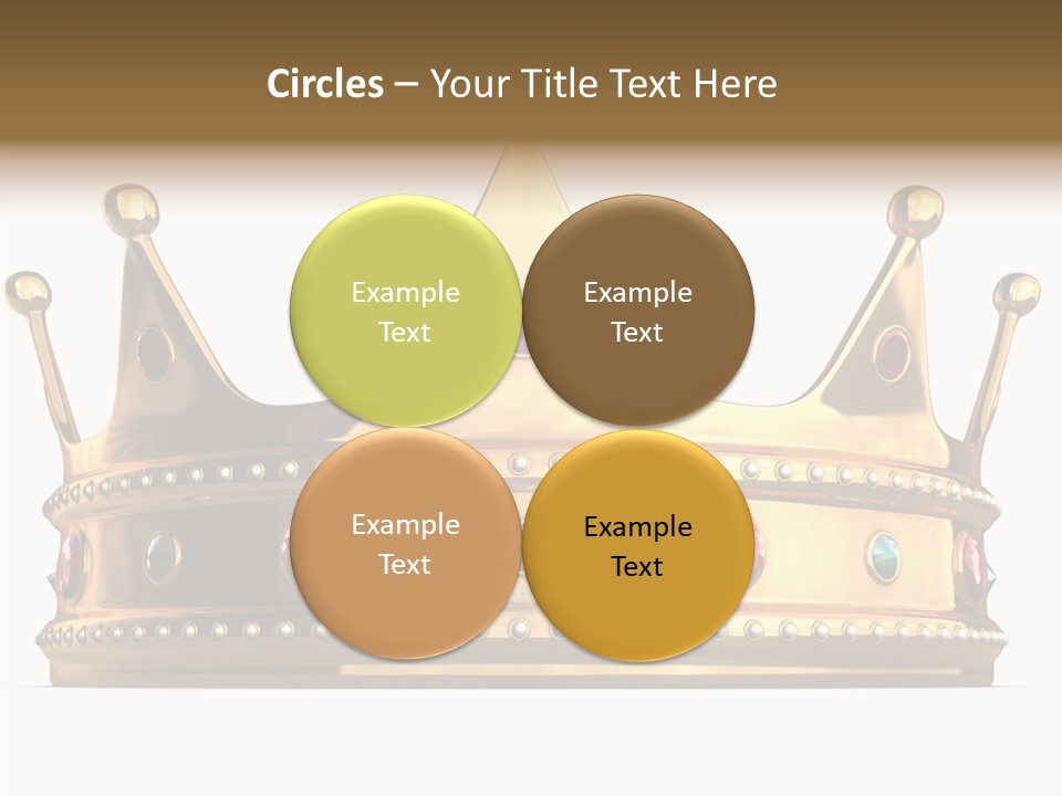 Crown Queen Royalty PowerPoint Template