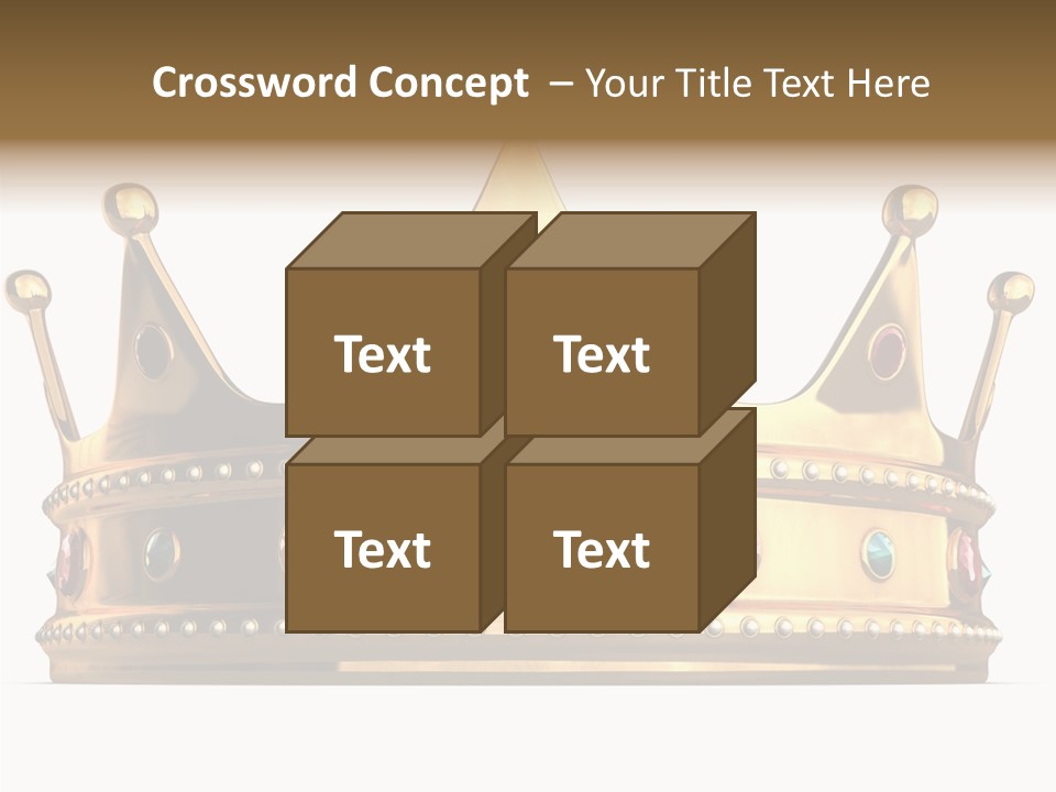 Crown Queen Royalty PowerPoint Template