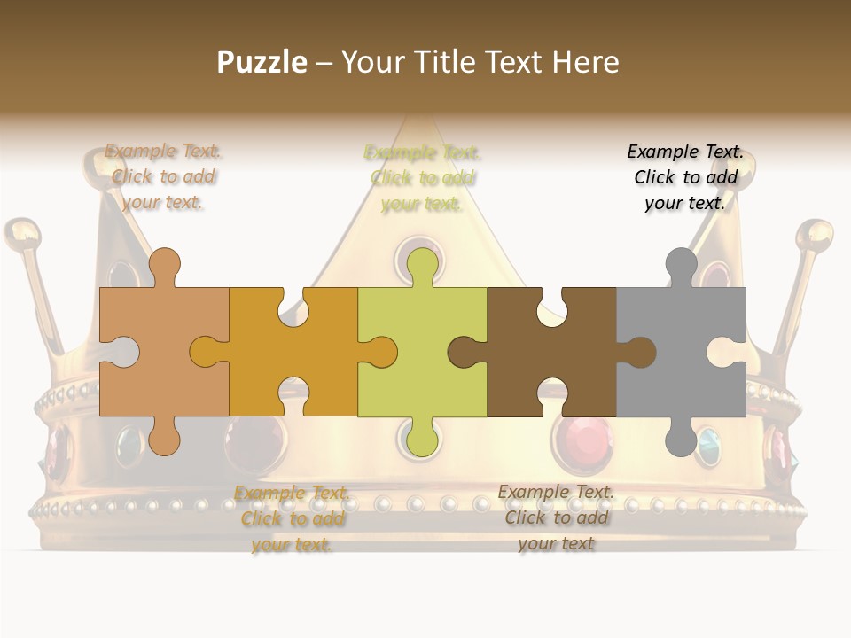 Crown Queen Royalty PowerPoint Template