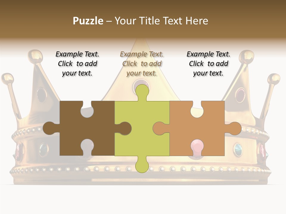 Crown Queen Royalty PowerPoint Template