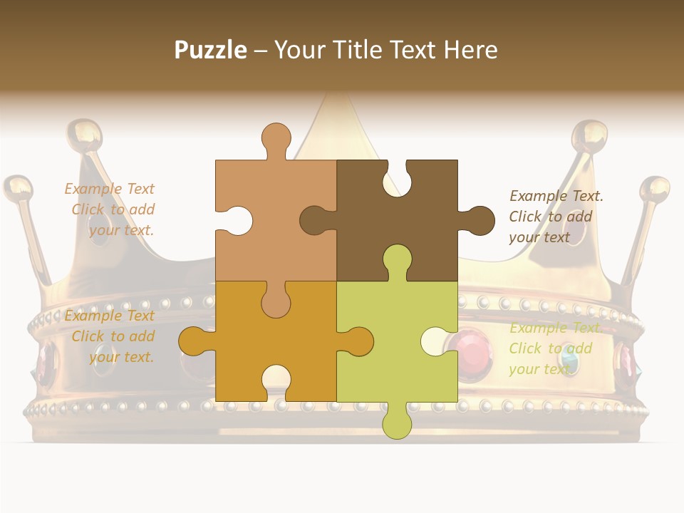 Crown Queen Royalty PowerPoint Template