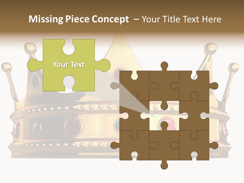 Crown Queen Royalty PowerPoint Template