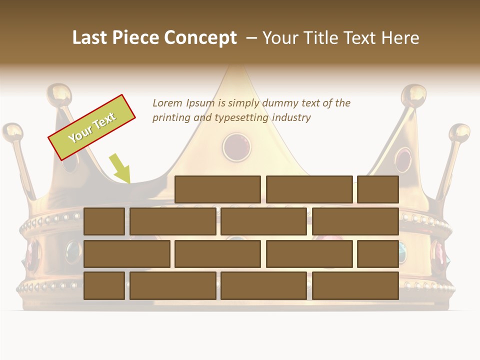 Crown Queen Royalty PowerPoint Template