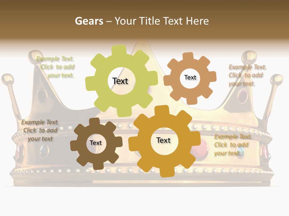 Crown Queen Royalty PowerPoint Template