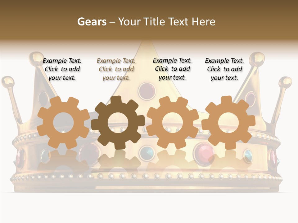 Crown Queen Royalty PowerPoint Template