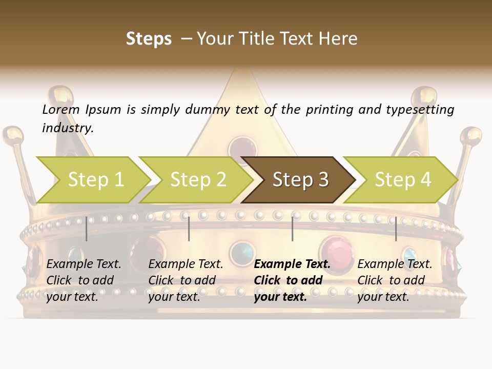 Crown Queen Royalty PowerPoint Template