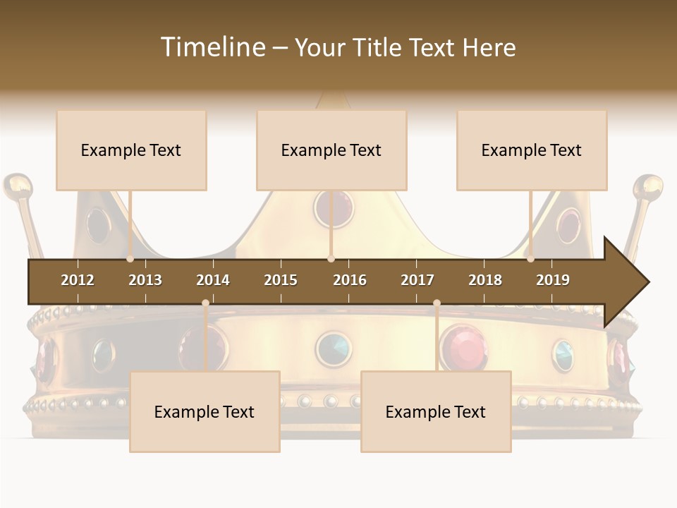 Crown Queen Royalty PowerPoint Template