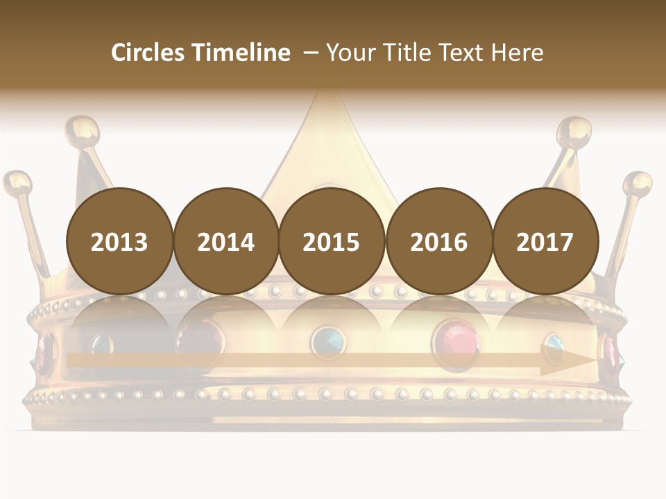 Crown Queen Royalty PowerPoint Template