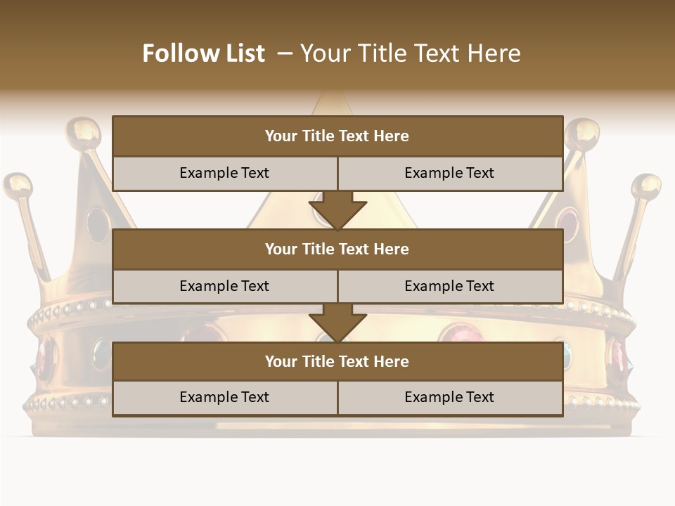Crown Queen Royalty PowerPoint Template