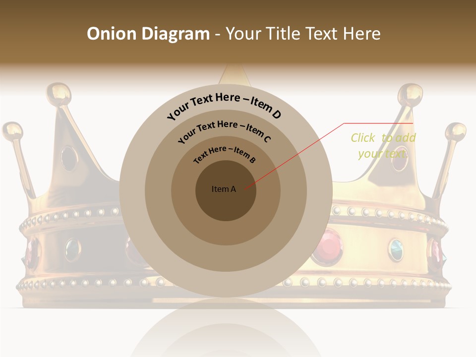 Crown Queen Royalty PowerPoint Template