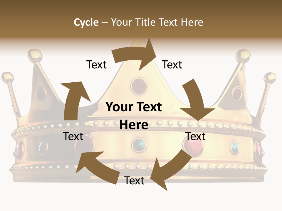 Crown Queen Royalty PowerPoint Template