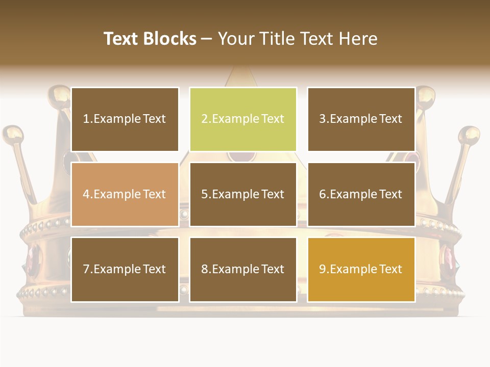 Crown Queen Royalty PowerPoint Template