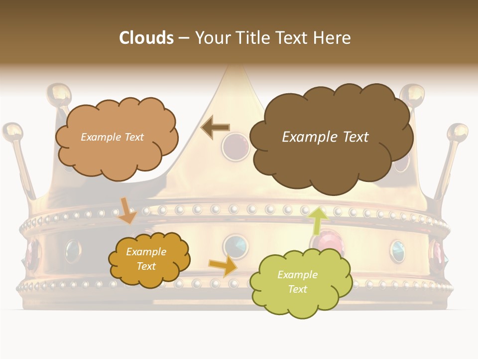 Crown Queen Royalty PowerPoint Template