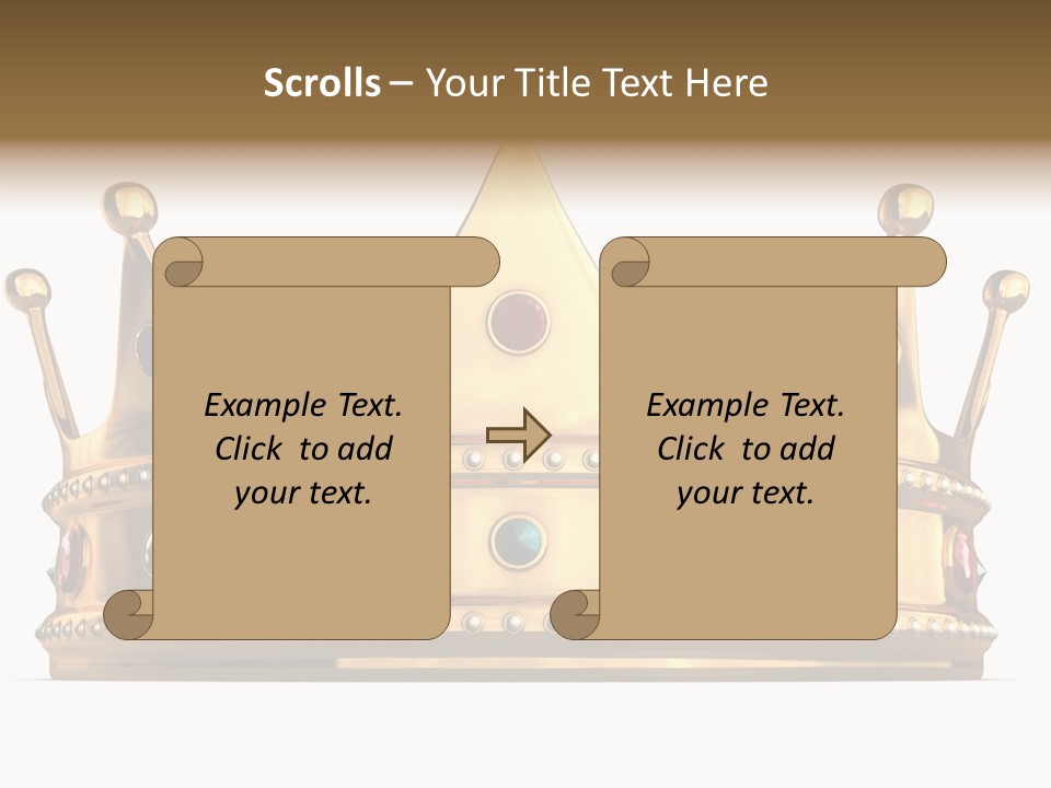 Crown Queen Royalty PowerPoint Template