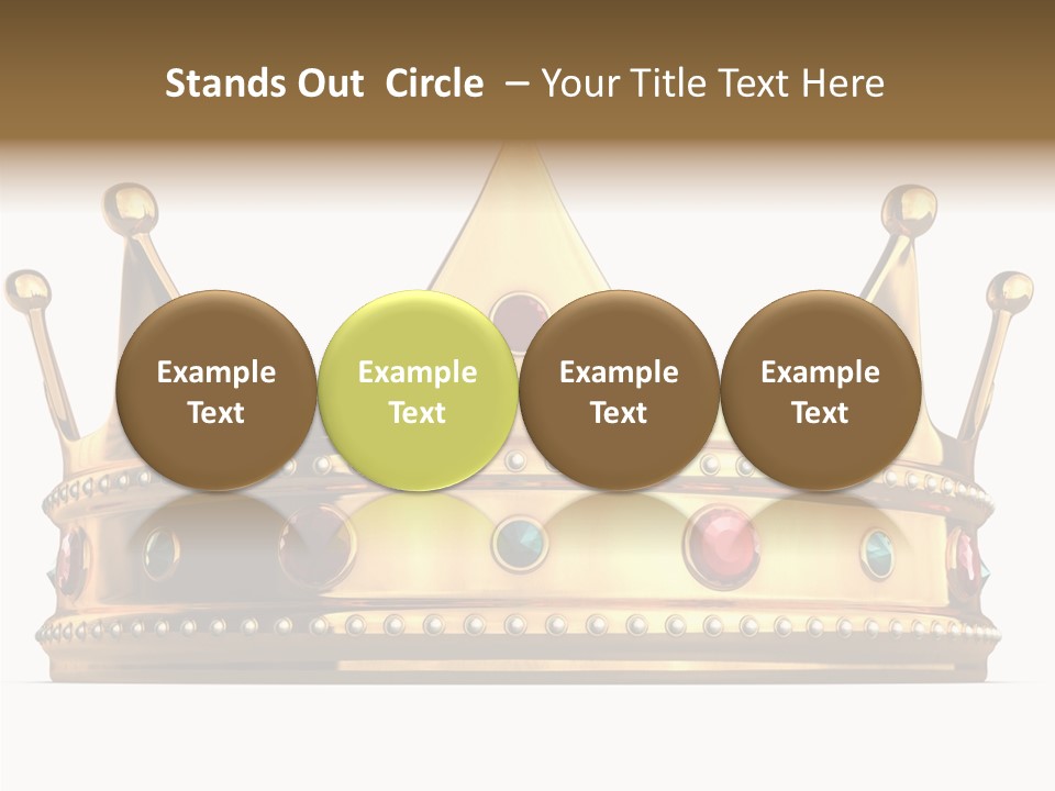 Crown Queen Royalty PowerPoint Template