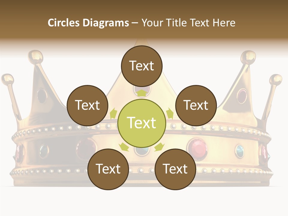 Crown Queen Royalty PowerPoint Template