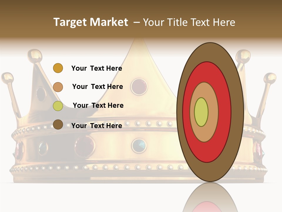 Crown Queen Royalty PowerPoint Template