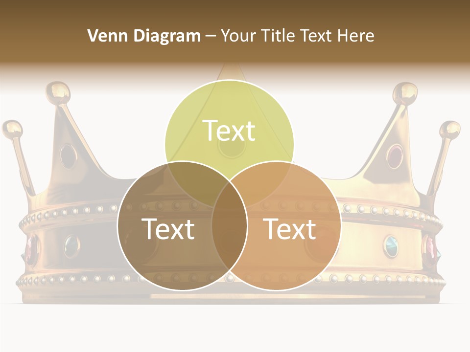 Crown Queen Royalty PowerPoint Template