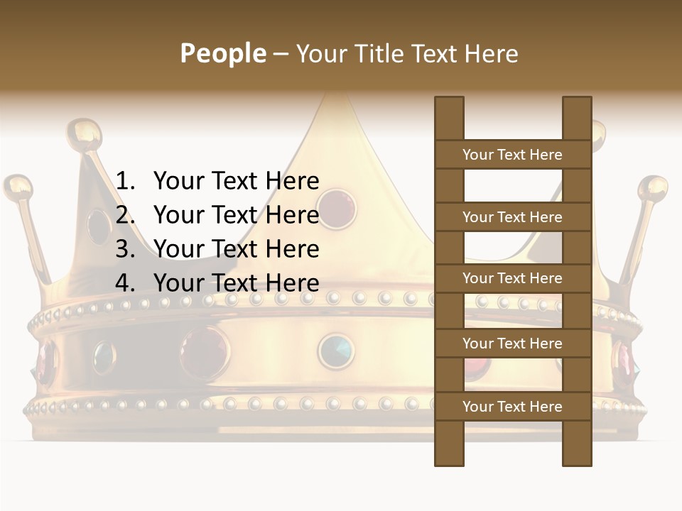 Crown Queen Royalty PowerPoint Template